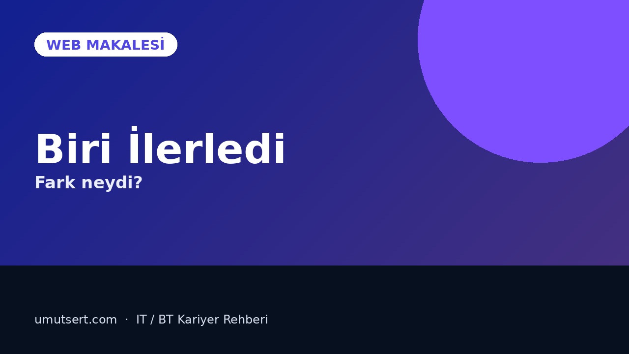 BT’de Aynı Başladılar: Biri Uzman Oldu, Diğeri Neden Aynı Yerde Kaldı? kapak